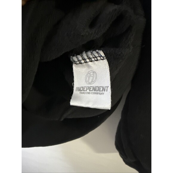 Element Sweater Adult Small Black Pullover Hooded Spell Out Casual Cotton Mens - Picture 4 of 7